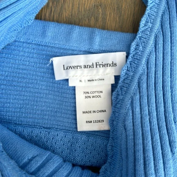 LOVERS AND FRIENDS - Ember Dress in Periwinkle Blue - Picture 3 of 4